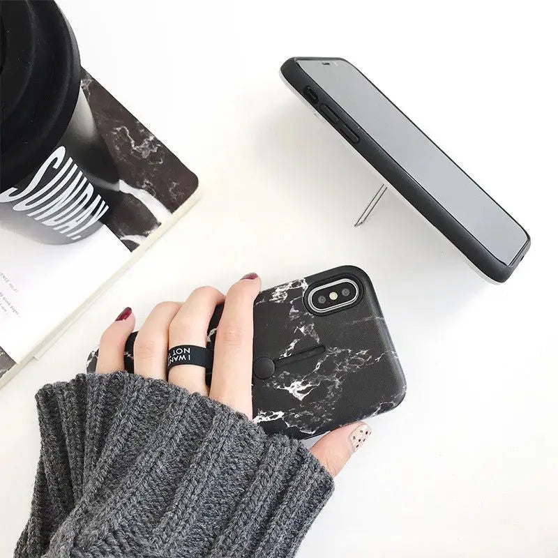 Marble Print Phone Case - iPhone 6 / 6 Plus / 7 / 7 Plus / 8