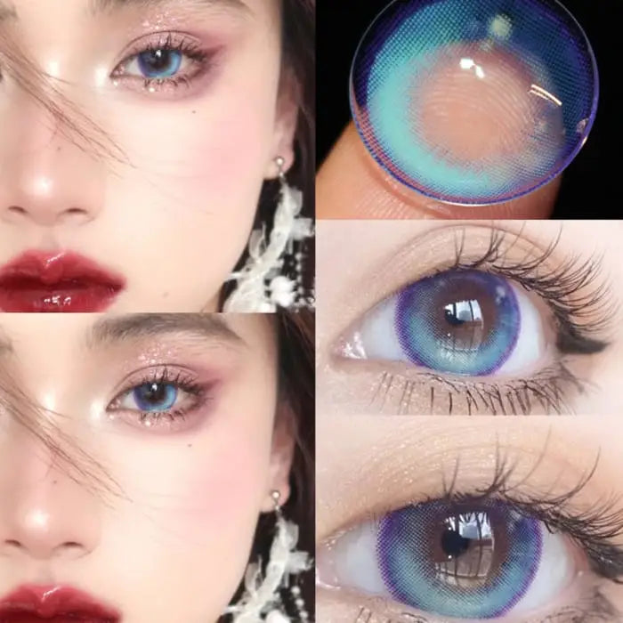 Marine Blue Cosmetic Contact Lenses BE831