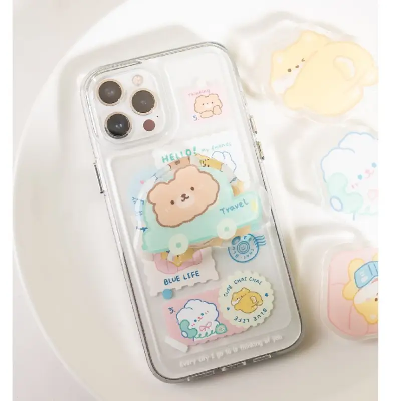 Marshmallow Rabbit Clear Mobile Phone Case CZ10065 - Mobile 