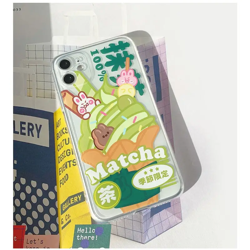 Matcha Ice Cream iPhone Case W048 - iphone case