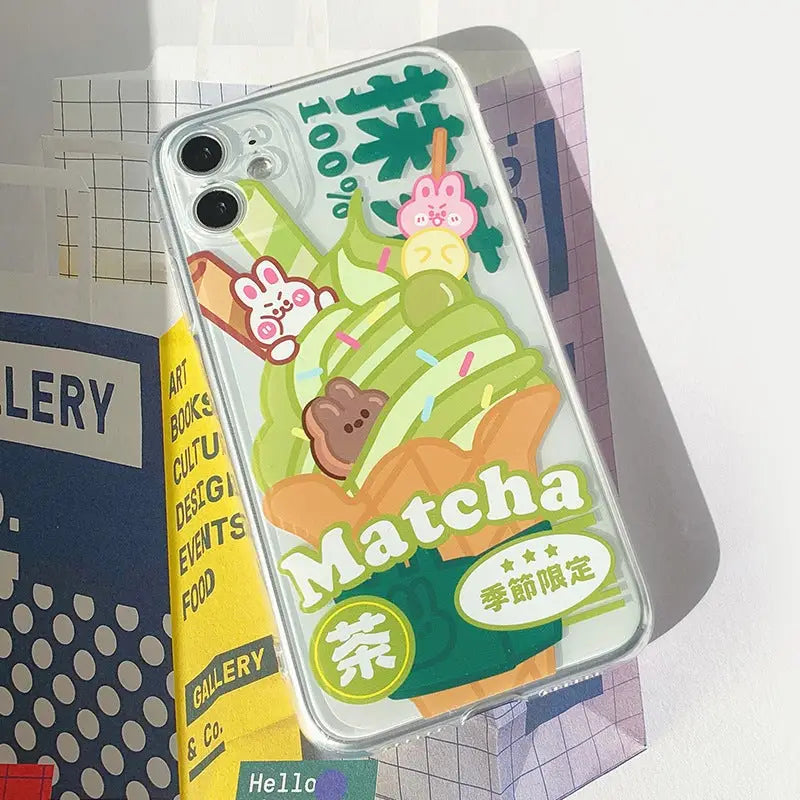 Matcha Ice Cream iPhone Case W048 - iphone case