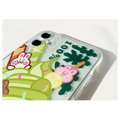 Matcha Ice Cream iPhone Case W048 - iphone case