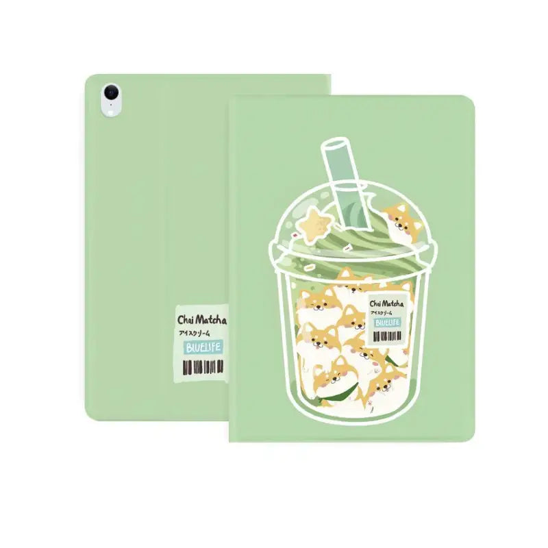 Matcha Shiba Ipad Case CZ10071 - Tablet Accessories