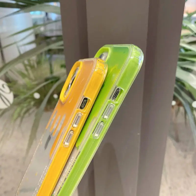 Melting Print Transparent Phone Case - iPhone 12 Pro Max / 12 Pro / 12 / 12 mini / 11 Pro Max / 11 Pro / 11 / SE / XS Max / XS / XR / X / SE 2 / 8 / 8 Plus / 7 / 7 Plus-10
