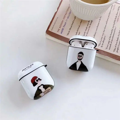 Men / Girl Print AirPods Earphone Case Skin-4