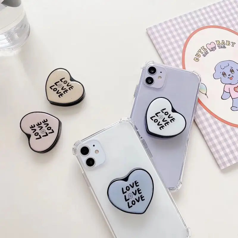 Merci/Love With Heart Holder iPhone Case BP247 - iphone case