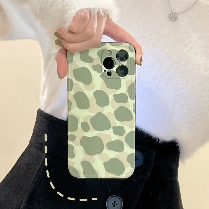 Milk Cow Print Phone Case - iPhone 13 Pro Max / 13 Pro / 13 / 13 mini / 12 Pro Max / 12 Pro / 12 / 12 mini / 11 Pro Max / 11 Pro / 11 / SE / XS Max / XS / XR / X / SE 2 / 8 / 8 Plus / 7 / 7 Plus-7