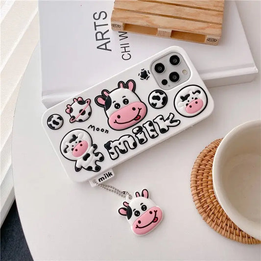 Milk Cow With Pendant iPhone Case BP226 - iphone case