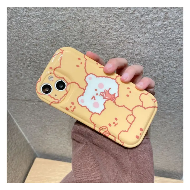 Milk Tea Bear Phone Case - iPhone 13 Pro Max / 13 Pro / 13 /