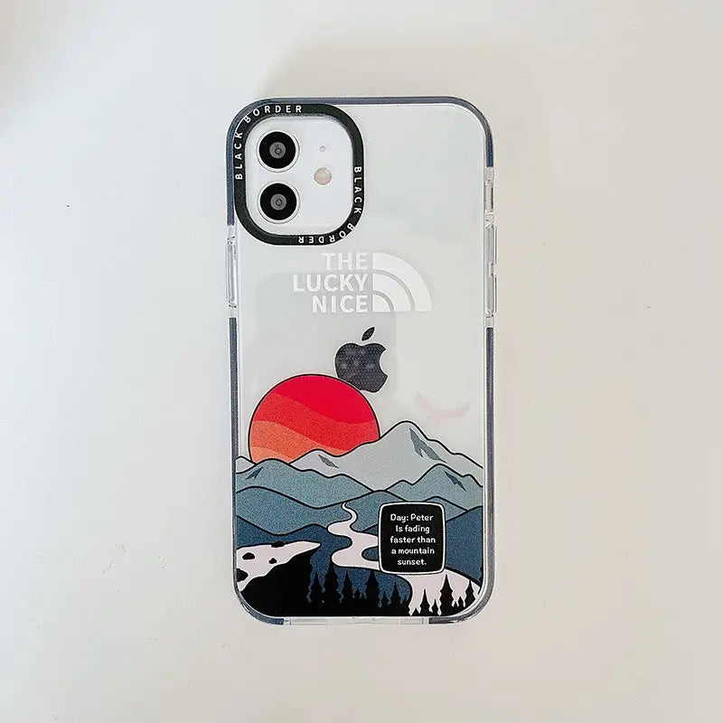 Mountain Sunset iPhone Case W032 - iphone case