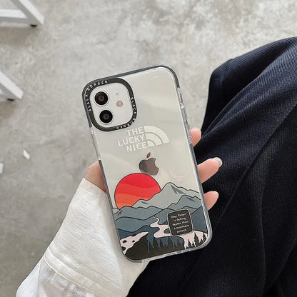 Mountain Sunset iPhone Case W032 - iphone case