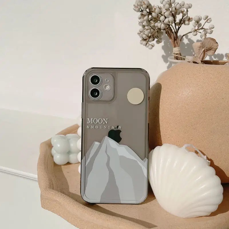 Mountain Transparent Phone Case - iPhone 12 Pro Max / 12 Pro / 12 / 12 mini / 11 Pro Max / 11 Pro / 11 / SE / XS Max / XS / XR / X / SE 2 / 8 / 8 Plus / 7 / 7 Plus-2