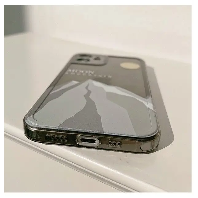 Mountain Transparent Phone Case - iPhone 12 Pro Max / 12 Pro / 12 / 12 mini / 11 Pro Max / 11 Pro / 11 / SE / XS Max / XS / XR / X / SE 2 / 8 / 8 Plus / 7 / 7 Plus-7