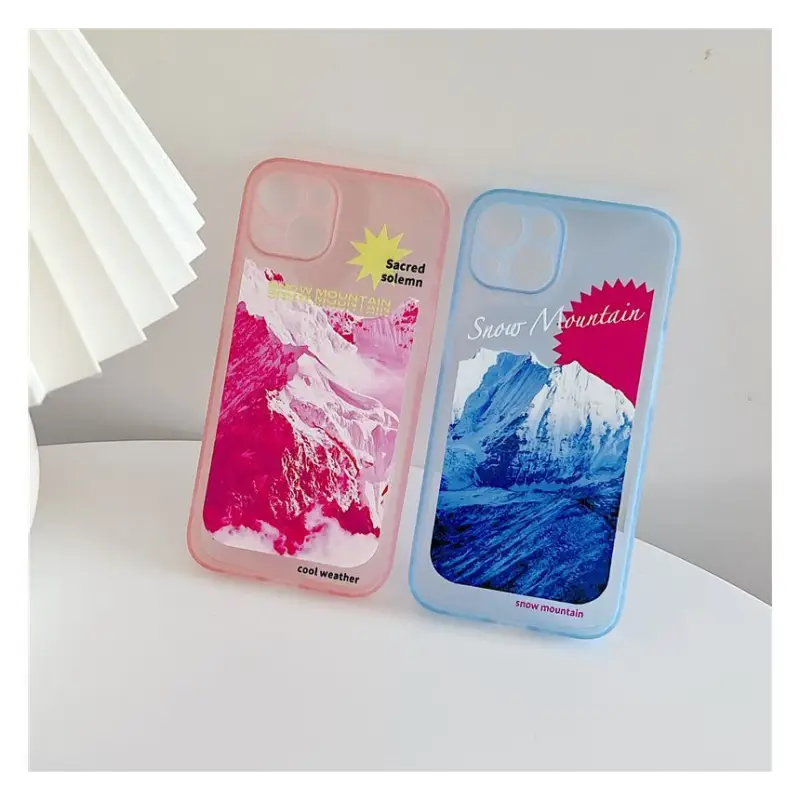 Mountain Transparent Phone Case - iPhone 13 Pro Max / 13 Pro