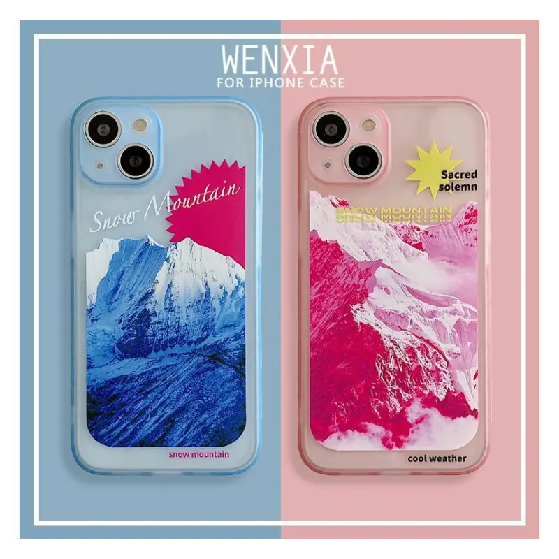 Mountain Transparent Phone Case - iPhone 13 Pro Max / 13 Pro