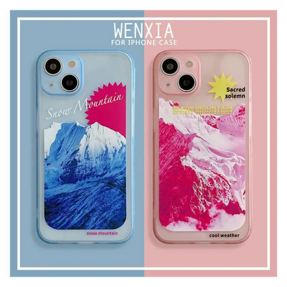 Mountain Transparent Phone Case - iPhone 13 Pro Max / 13 Pro