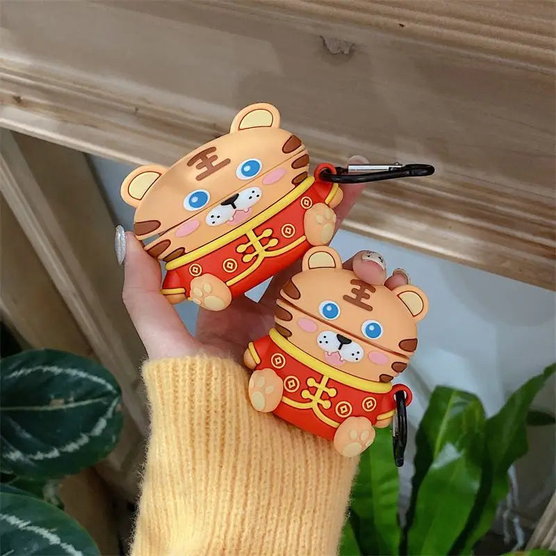 New Year Tiger  AirPods Earphone Case Skin-1