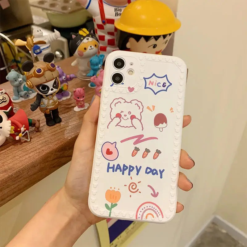 Nice Good Luck Happy Bear iPhone Case BP199 - iphone case