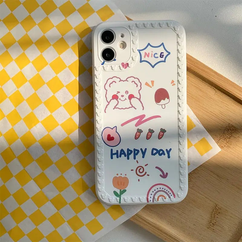 Nice Good Luck Happy Bear iPhone Case BP199 - iphone case