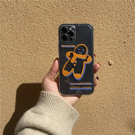 No Working Gingerbread Man iPhone Case BP281 - iphone case