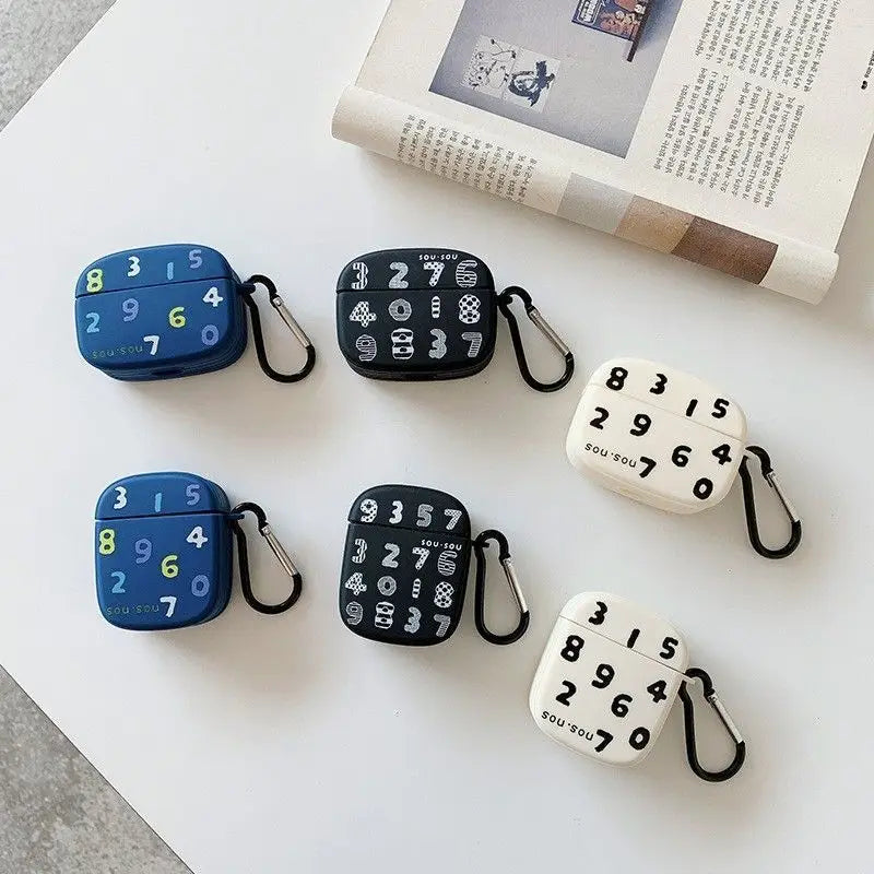 Numbering Airpods / Pro Case Cover-1