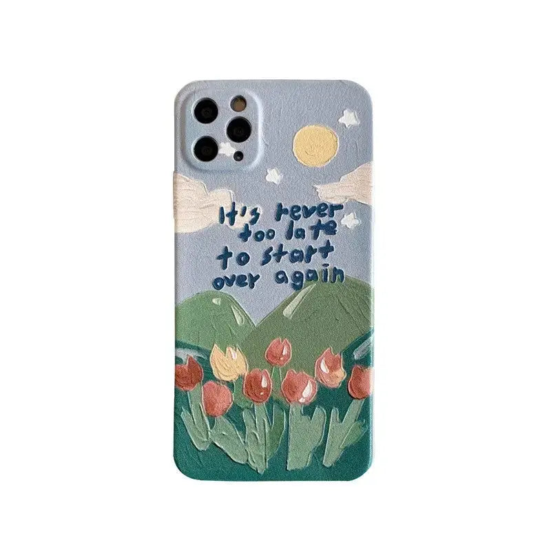 Oil Painting Flower iPhone Case BP084 - iphone case