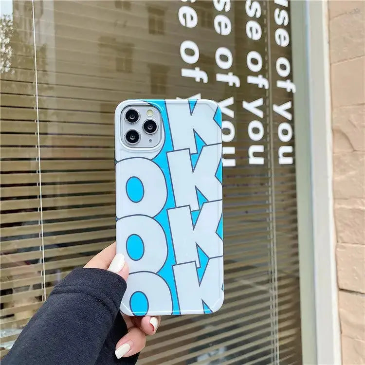 OK Letters Printing iPhone Case BP104 - iphone case