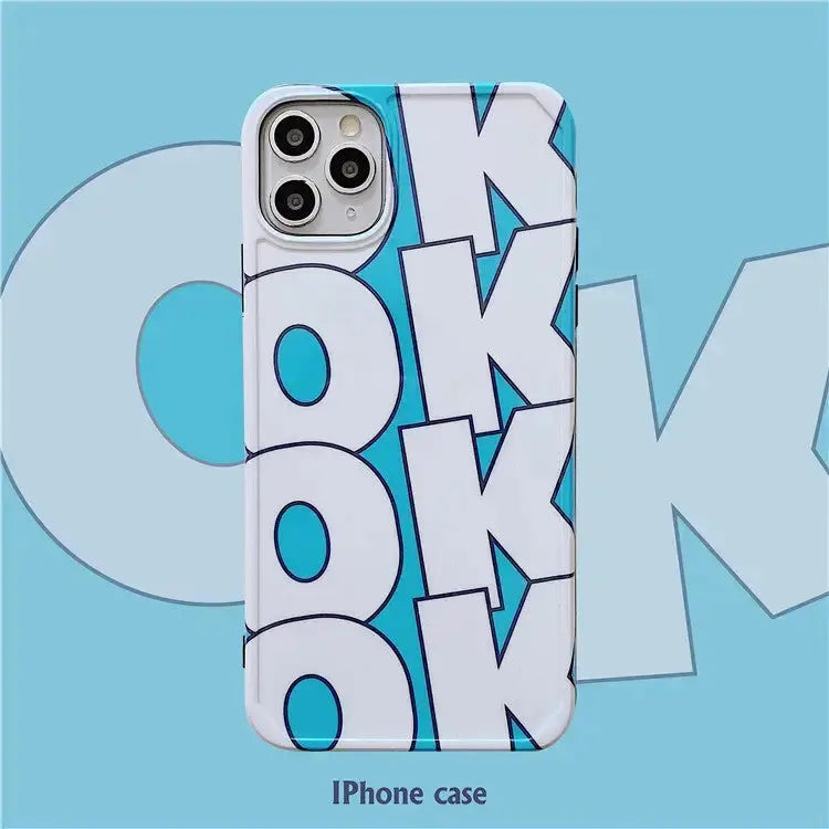 OK Letters Printing iPhone Case BP104 - iphone case