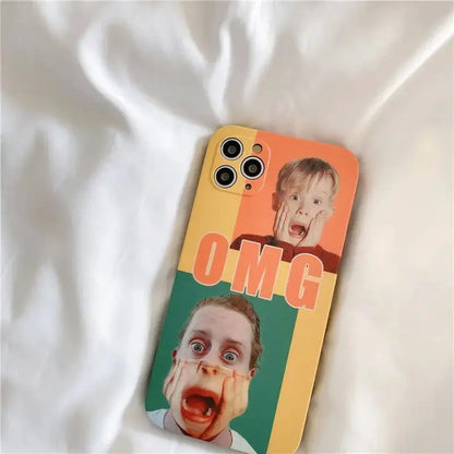 OMG Funny Face Couple iPhone Case BP091 - iphone case