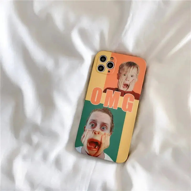 OMG Funny Face Couple iPhone Case BP091 - iphone case