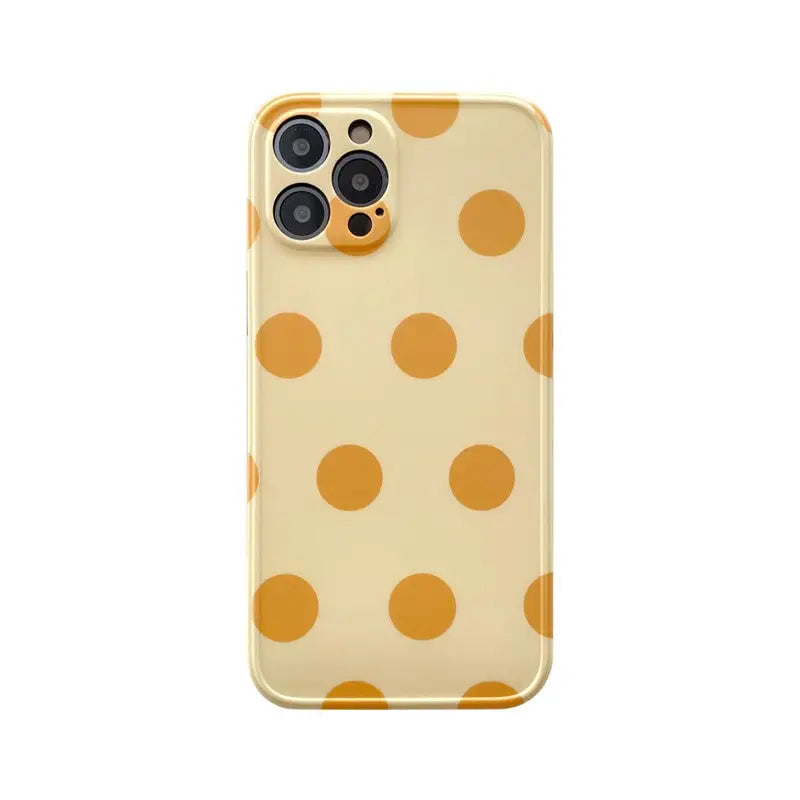 Orange Polka Dots iPhone Case BP175 - iphone case