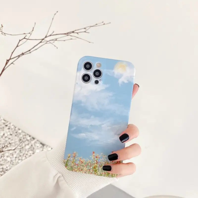 Painting Phone Case - Iphone 7 / 8 / Se, 7 Plus / 8 Plus, X / Xs, Xs Max, Xr, 11, 11 Pro, 11 Pro Max, 12 Mini, 12, 12 Pro, 12 Pro Max-5