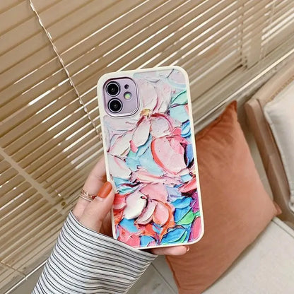 Painting Print Phone Case - iPhone 13 Pro Max / 13 Pro / 13 / 12 Pro Max / 12 Pro / 12 / 12 Mini / 11 Pro Max / 11 Pro / 11 / XS Max / XS / XR / X / 8 Plus / 7 Plus / 8 / 7 / SE 2-2