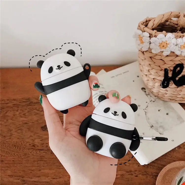 Panda AirPods Earphone Case Skin-1