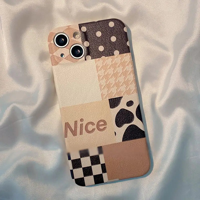 Patterned Panel Phone Case - iPhone 13 Pro Max / 13 Pro / 13