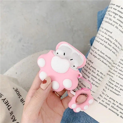 Paw Silicone AirPods Earphone Case Skin-6