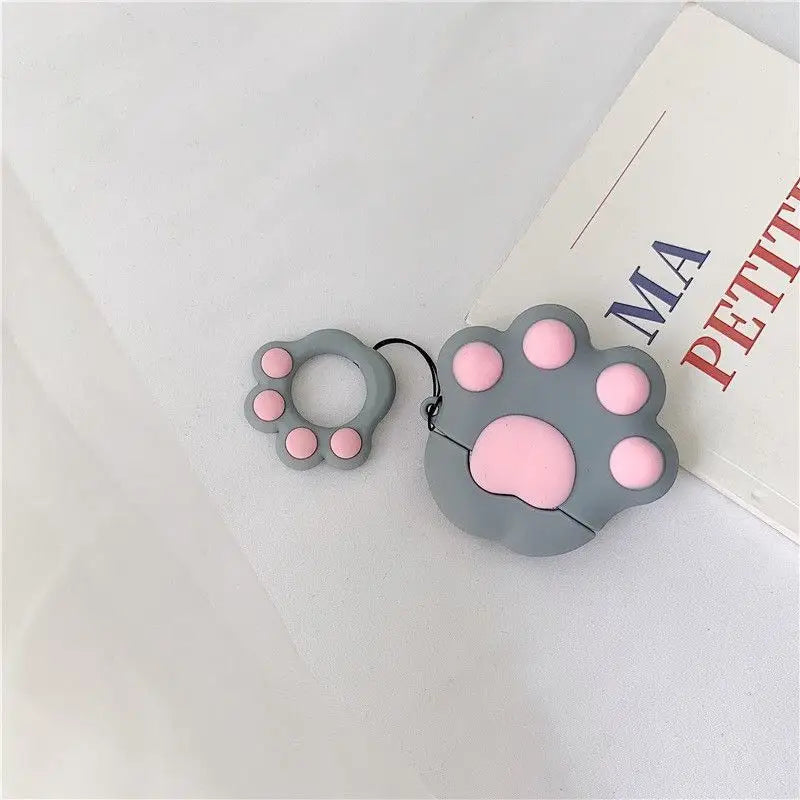 Paw Silicone AirPods Earphone Case Skin-5