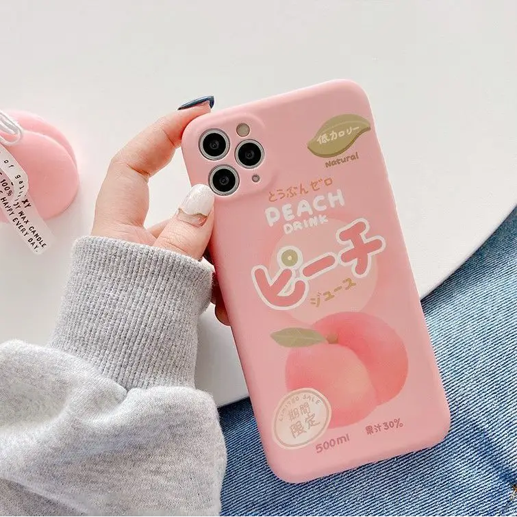 Peach Print Phone Case - iPhone 11 Pro Max / 11 Pro / 11 / 