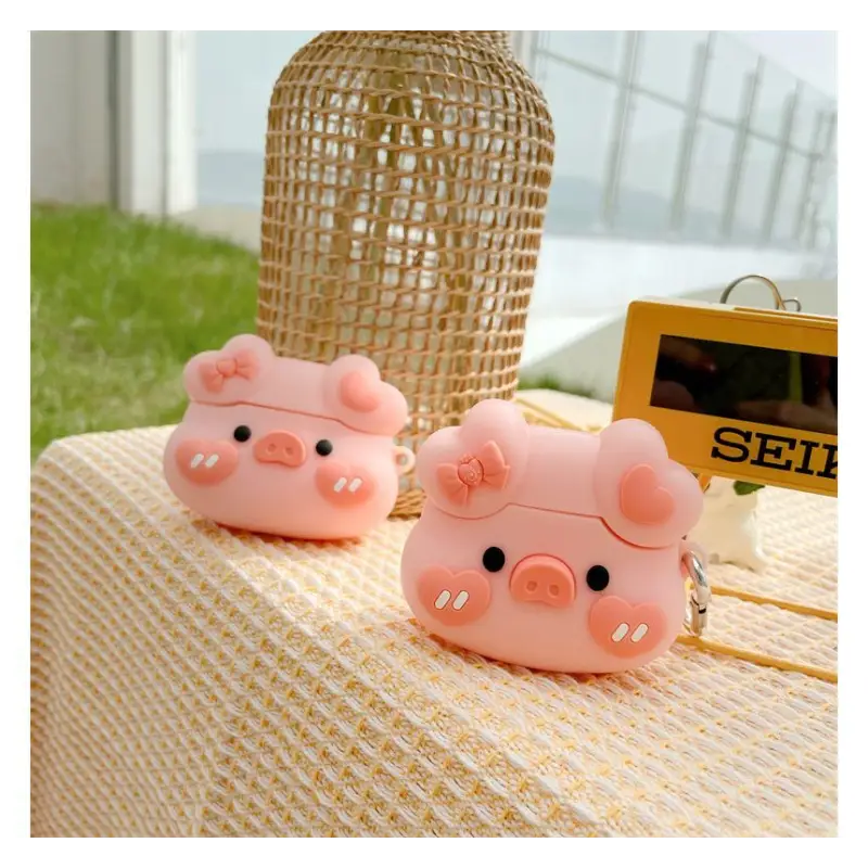 Pig AirPods Earphone Case Skin - Mobile Cases & Protectors