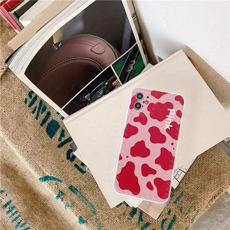 Pink Cow Printing iPhone Case BP115 - iphone case