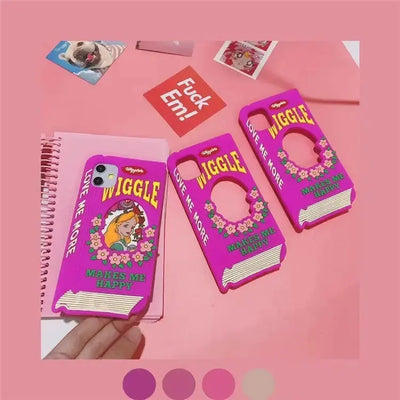 Pink Fake Book iPhone Case BP056 - iphone case