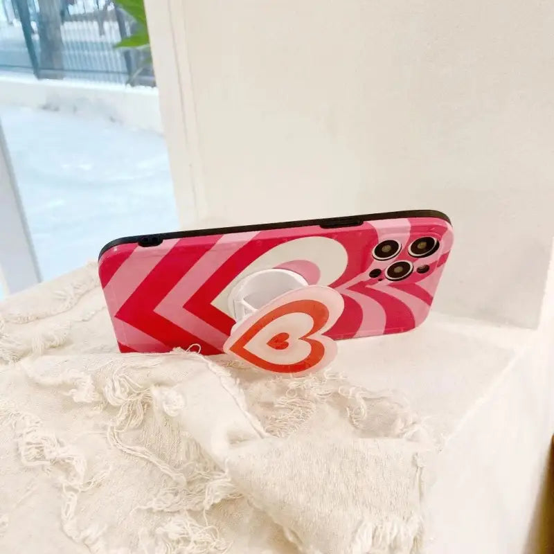 Pink Gradient Heart iPhone Case BP272 - iphone case