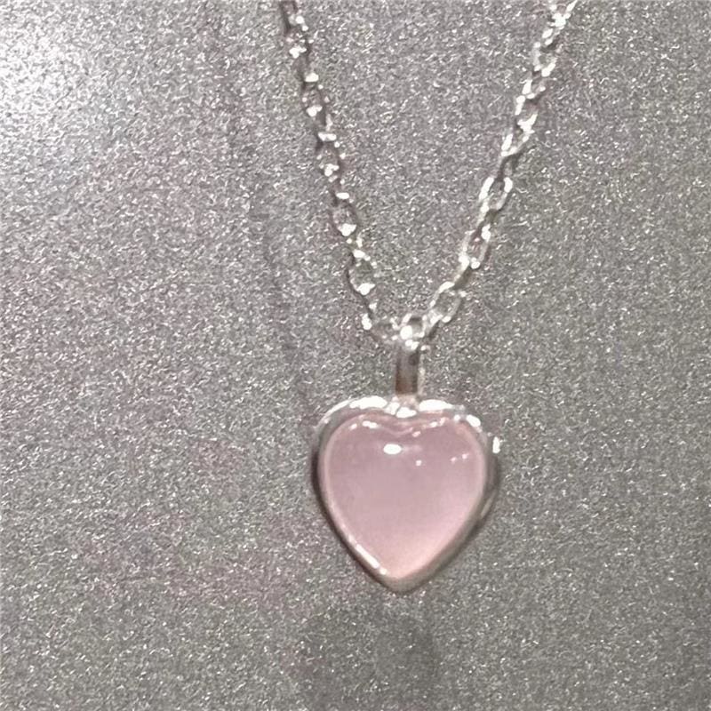 Pinky Ocean Ruby Heart Necklace Wonderland Case
