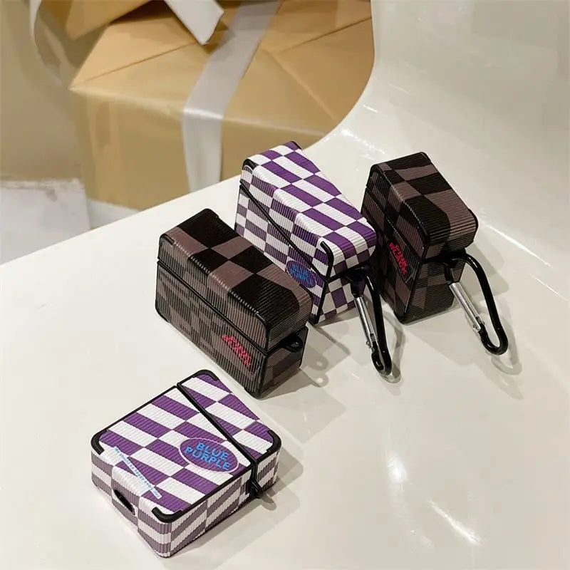Plaid AirPods Earphone Case Skin-2
