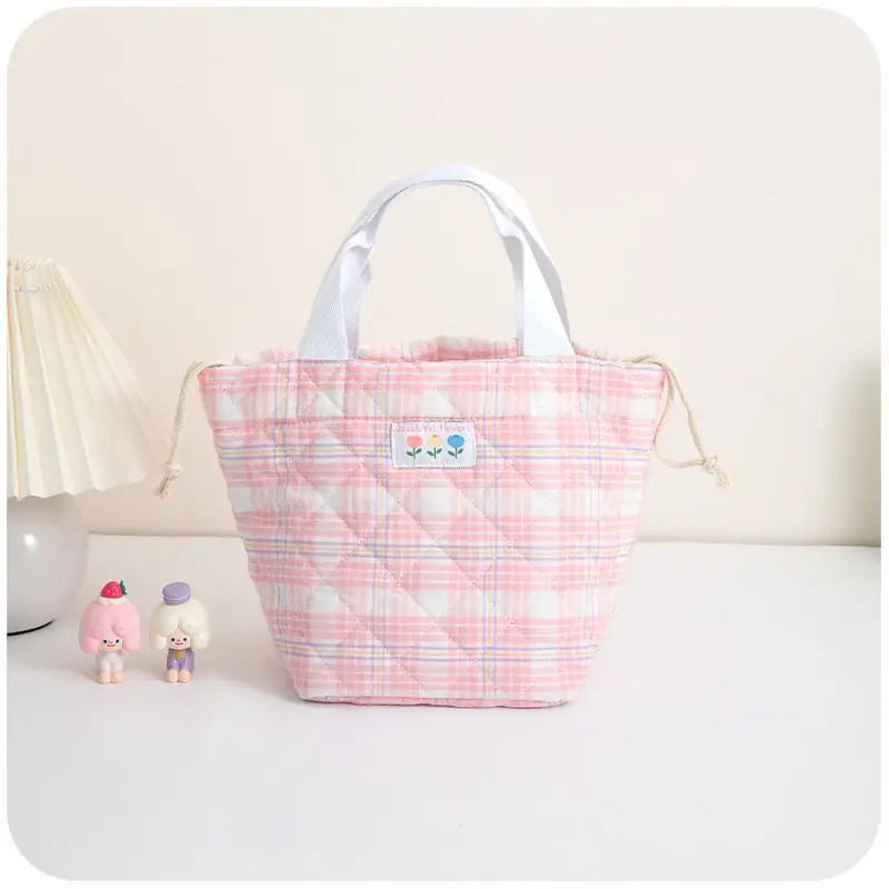 Plaid Insulated Lunch Bag Cg213 - Kitchenware