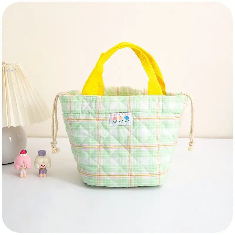 Plaid Insulated Lunch Bag Cg213 - Kitchenware