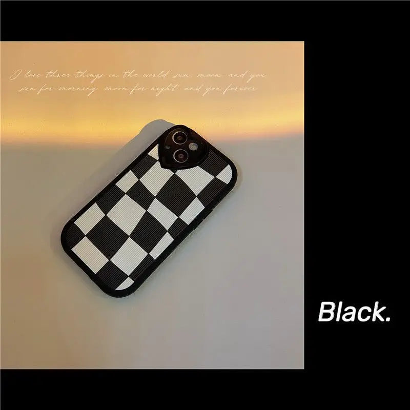 Plaid Phone Case - iPhone 13 Pro Max / 13 Pro / 13 / 12 Pro Max / 12 Pro / 12 / 11 Pro Max / 11 Pro / 11 / XS Max / XR / XS / X / 8 Plus / 7 Plus-2