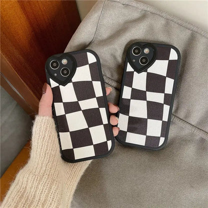 Plaid Phone Case - iPhone 13 Pro Max / 13 Pro / 13 / 12 Pro Max / 12 Pro / 12 / 11 Pro Max / 11 Pro / 11 / XS Max / XR / XS / X / 8 Plus / 7 Plus-5