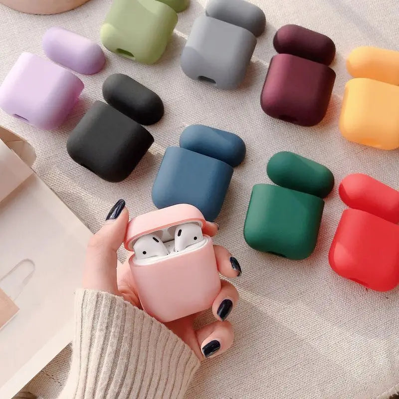 Plain AirPods Case Protection Cover-24