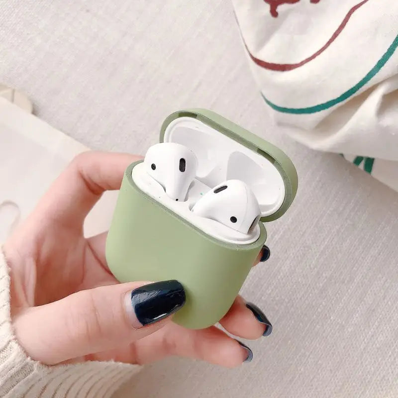 Plain AirPods Case Protection Cover-17